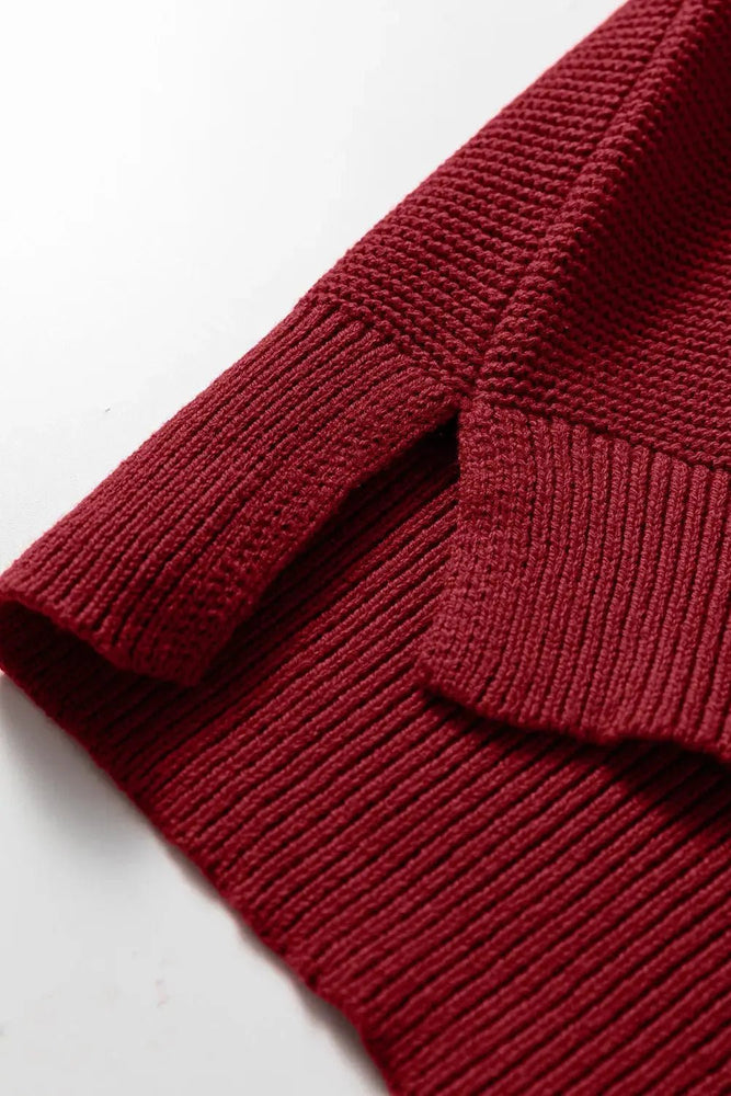 Front Seam Loose Sweater - LECCE