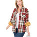 Fur Lined Plaid Shirt - LECCE
