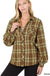 Fur Lined Plaid Shirt - LECCE