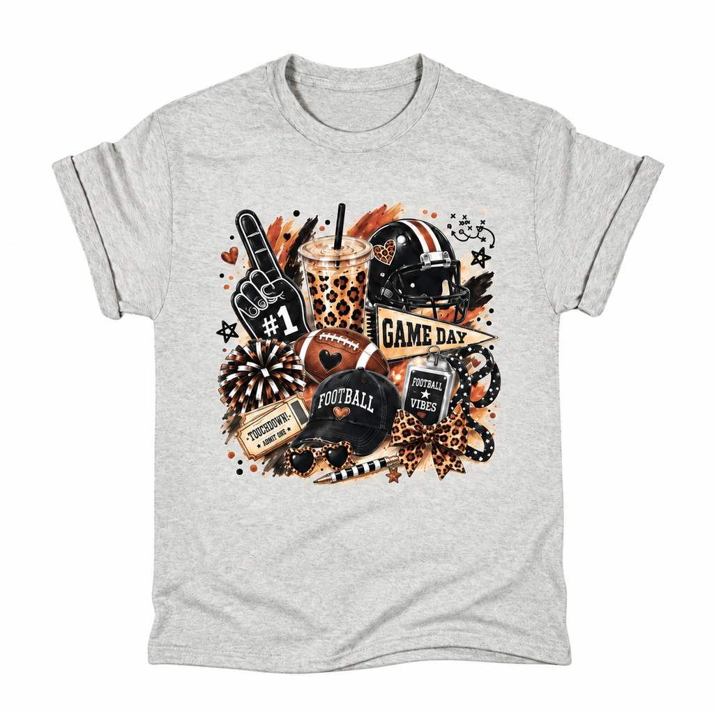 Game Day Football Vibes Graphic Tee