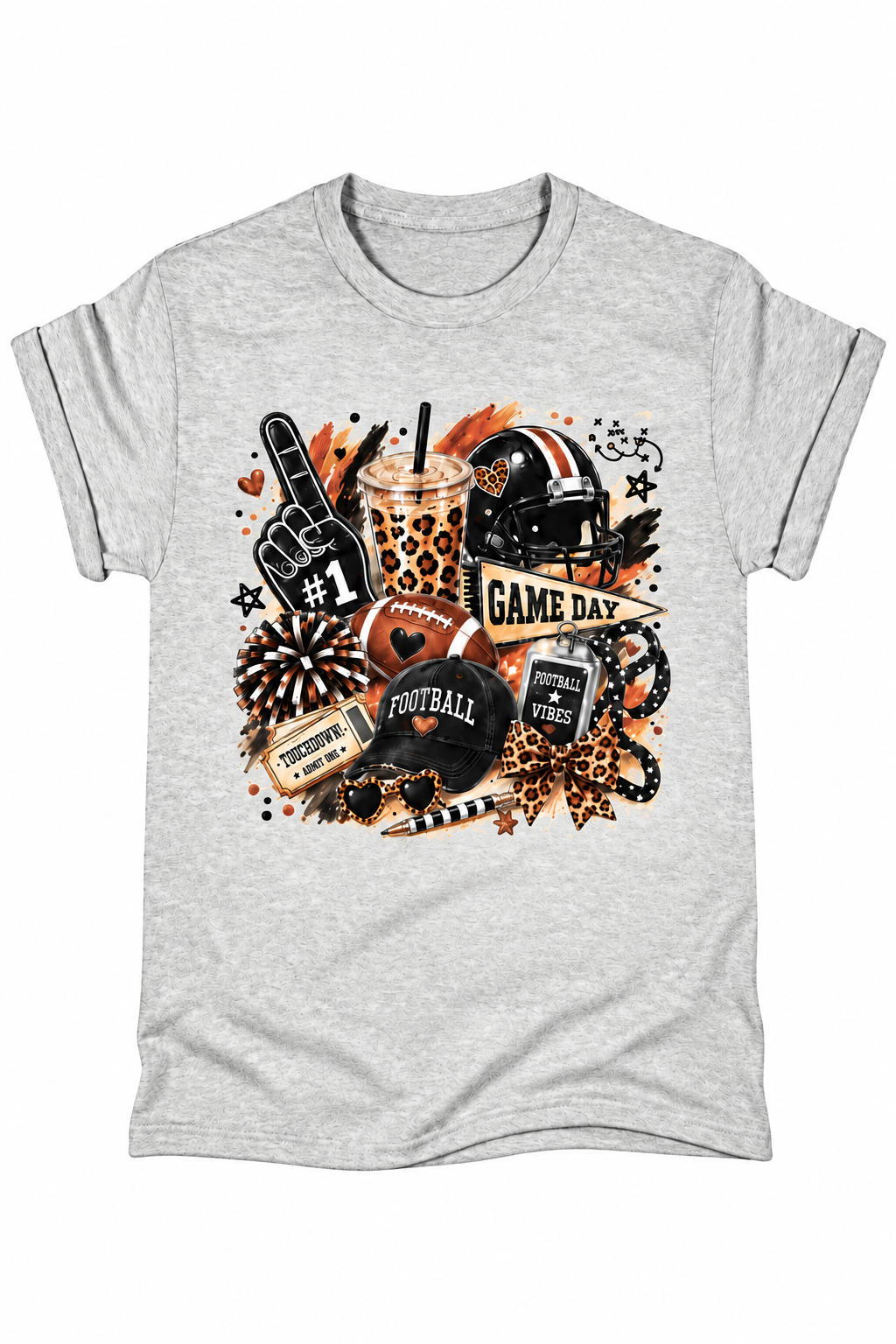 Game Day Football Vibes Graphic Tee