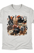 Game Day Football Vibes Graphic Tee enlarged on white background