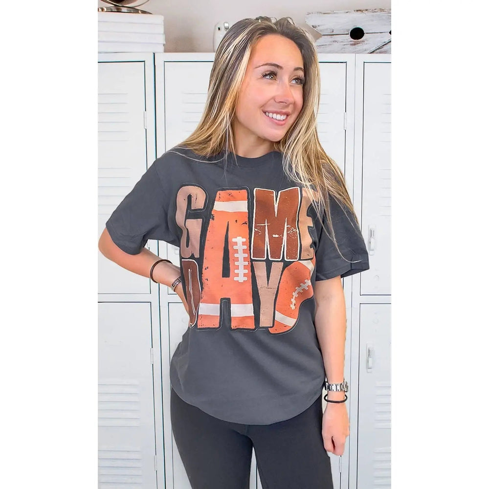 Game Day Stacked Football Shirt - LECCE