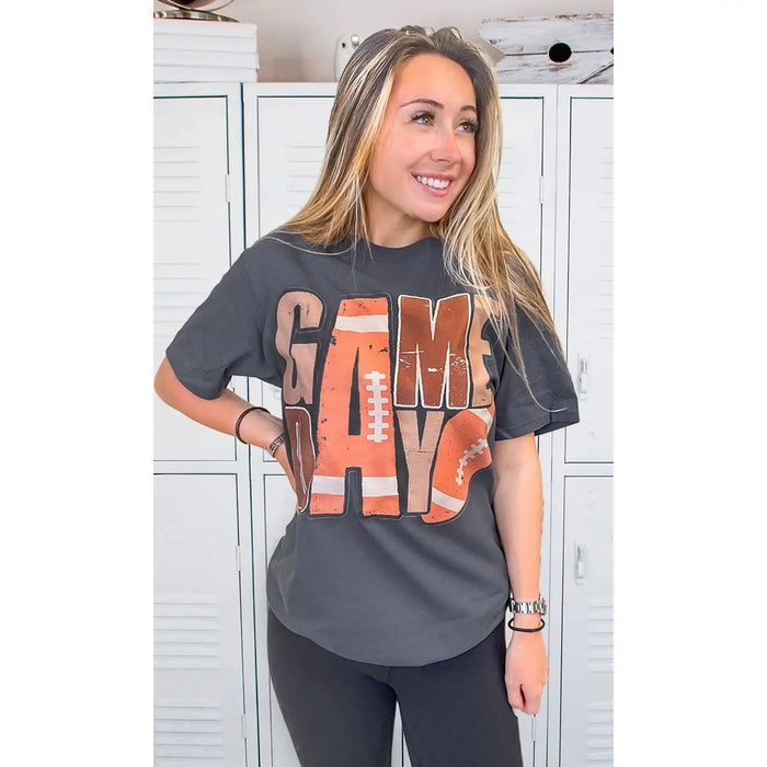 Game Day Stacked Football Shirt - LECCE