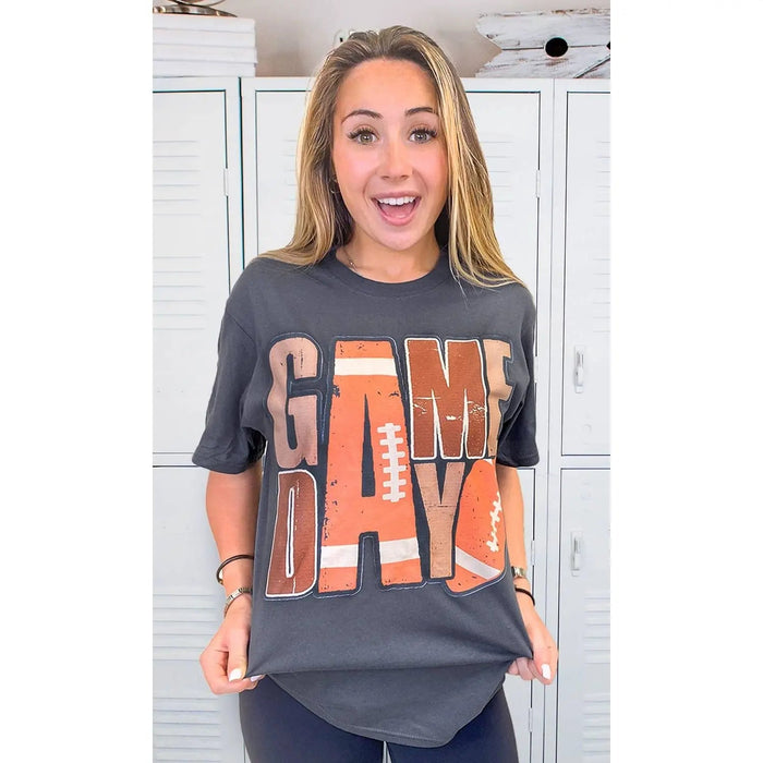 Game Day Stacked Football Shirt - LECCE