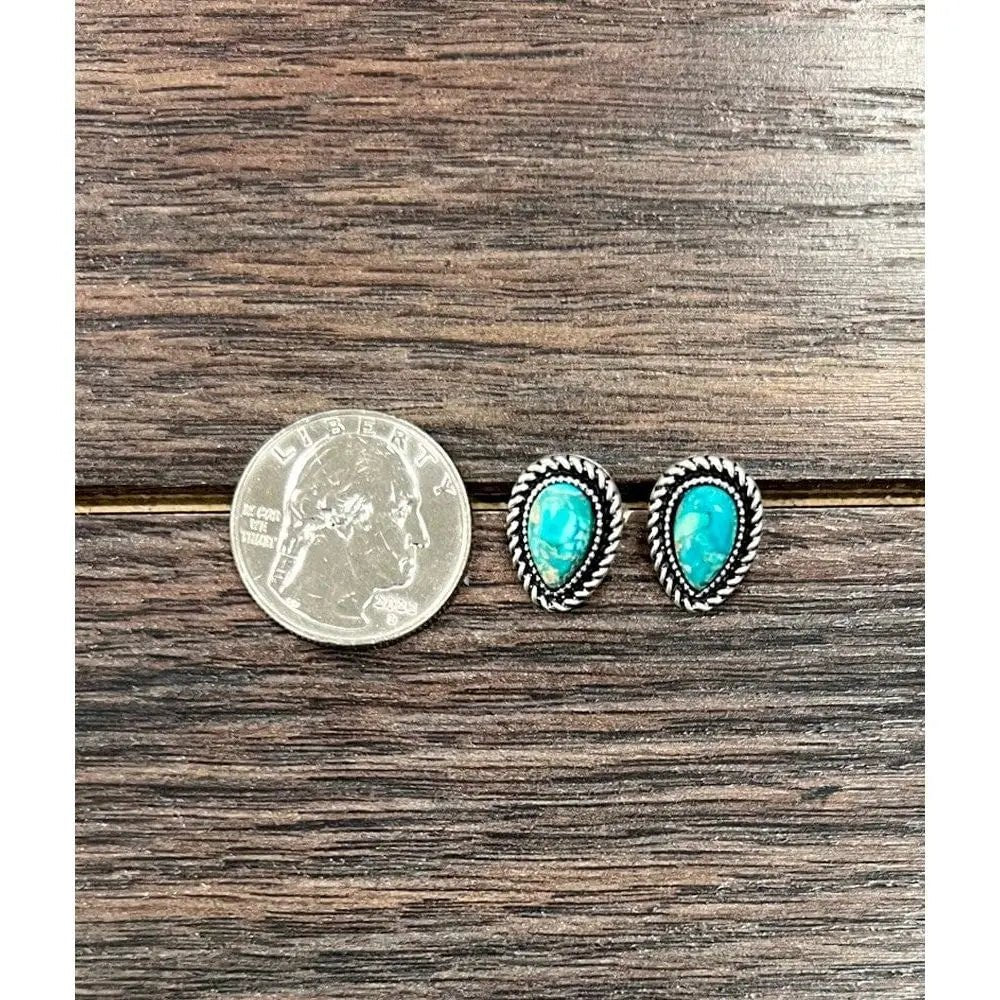 Gemstone Stud Earrings