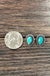 Gemstone Stud Earrings - LECCE