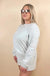 Girly Bow Embroidered Pullover & Short Set - LECCE