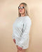 Girly Bow Embroidered Pullover & Short Set - LECCE