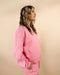 Girly Bow Embroidered Pullover & Short Set - LECCE