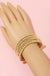 Gold Dipped Ball Bead Bracelet Set - LECCE