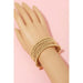 Gold Dipped Ball Bead Bracelet Set - LECCE