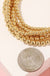 Gold Dipped Ball Bead Bracelet Set - LECCE