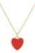 Gold - Dipped Heart Pendant Necklace - LECCE