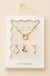 Gold Dipped Necklace with Charms and Pearl Accent - LECCE