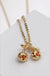 Gold Mini Cherry Charm Necklace - LECCE