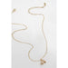 Gold Mini Cherry Charm Necklace - LECCE