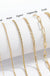 Gold Rope Chain Necklace Stainless Steel - LECCE
