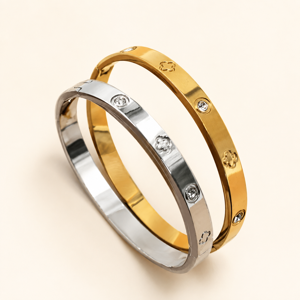 18k Non-tarnish Waterproof Stainless Steel Bangle