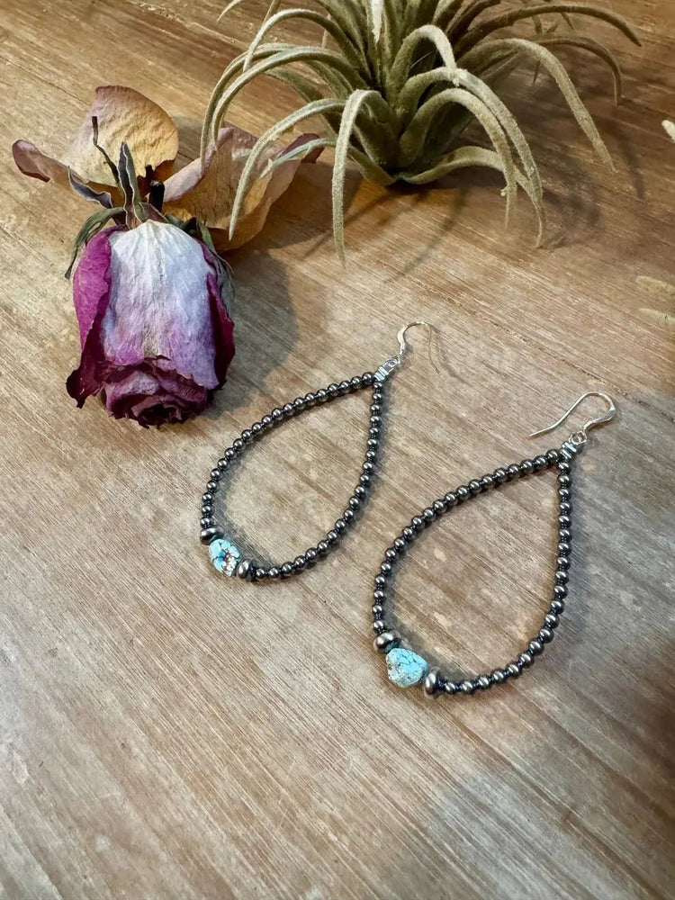 Golden Hills Turquoise & Sterling Silver Pearls - LECCE