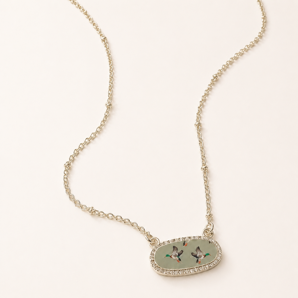 Green Duck Necklace