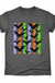 Halloween Bats Graphic Tee enlarged on white background