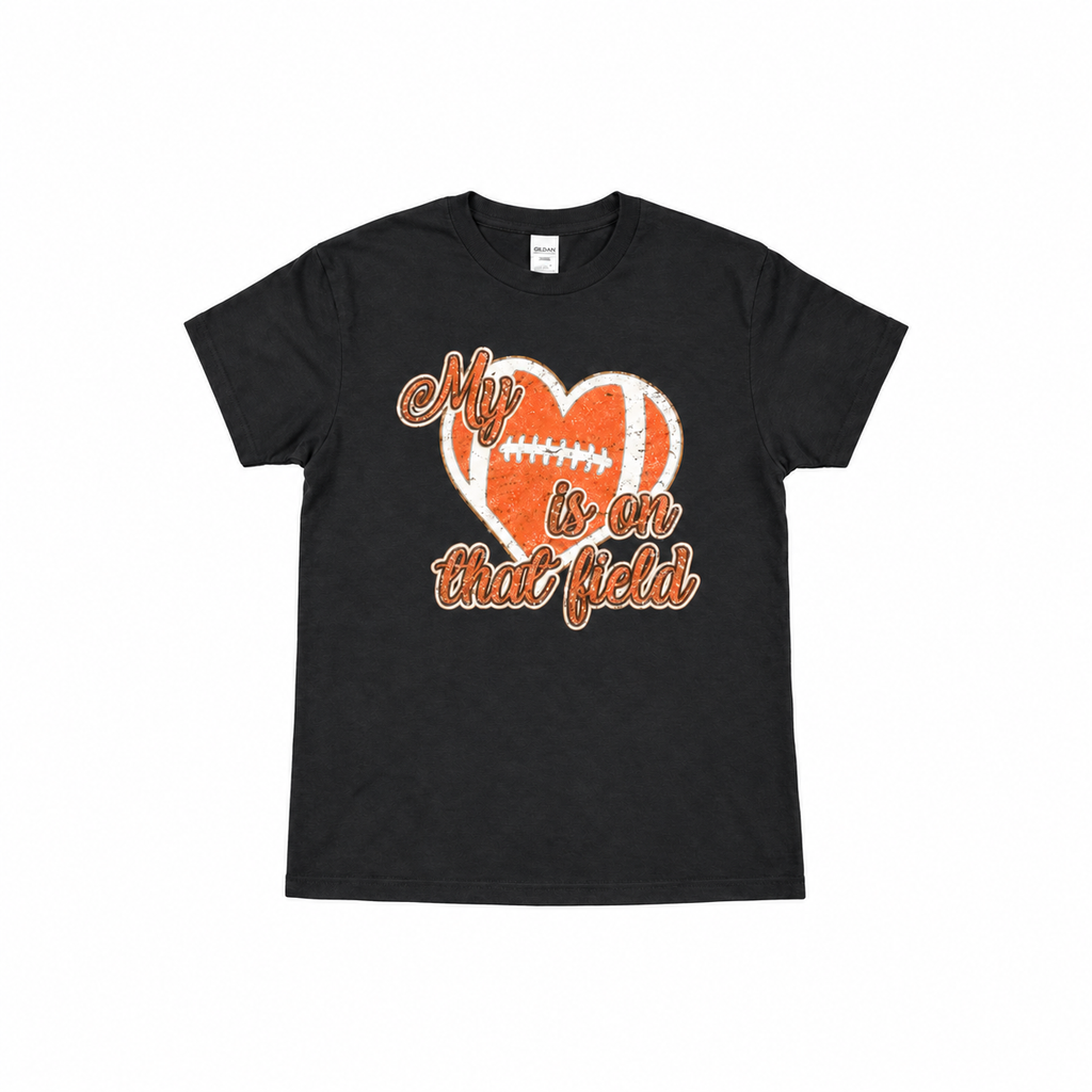 My Heart Is On That Field Football T-shirt