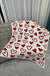 Heart Patterned Reversible Throw Blanket - LECCE