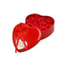Heart Tin Can Artificial Soap Rose - LECCE