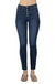 HI - RISE Button Fly Cut Off Skinny Jeans Judy Blue - LECCE