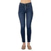 HI - RISE Button Fly Cut Off Skinny Jeans Judy Blue - LECCE