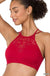 High Neck Lace Cutout Bralette With Bra Pads - LECCE