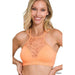 High Neck Lace Cutout Bralette With Bra Pads - LECCE