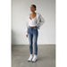 High Rise Skinny Stretch Denim Jeans - LECCE