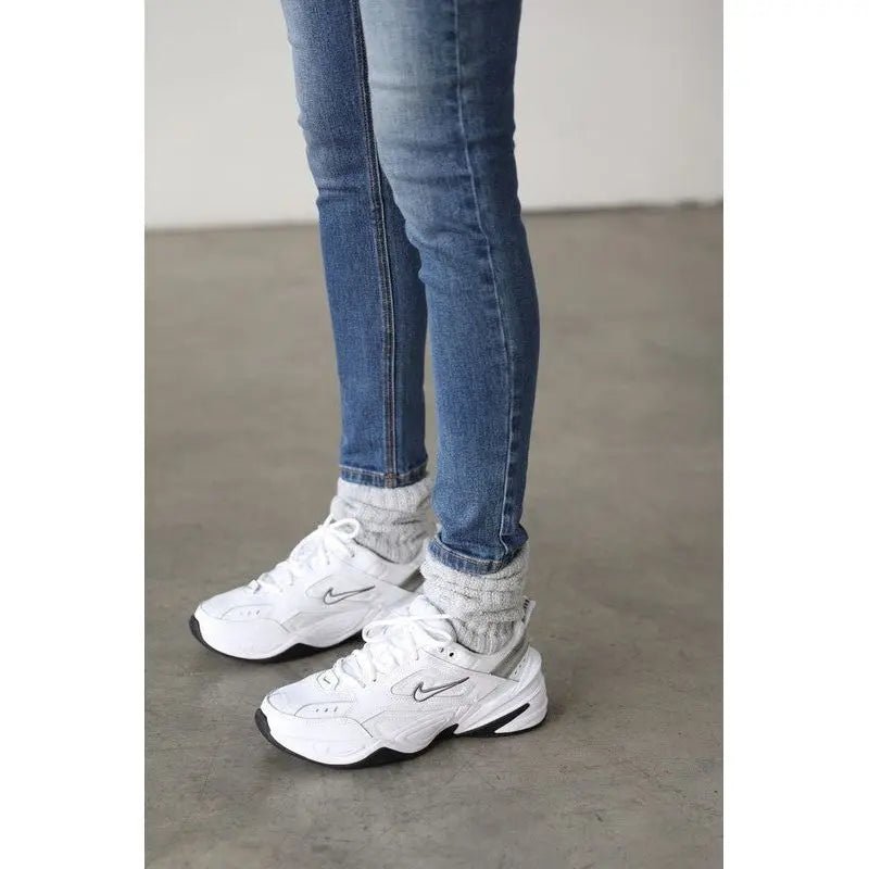 High Rise Skinny Stretch Denim Jeans - LECCE