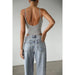 High Rise Straight Crop Denim Jeans - 7145 - LECCE