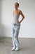 High Rise Straight Crop Denim Jeans - 7145 - LECCE