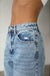 High Rise Straight Leg Denim Jeans - LECCE