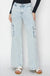 High Rise Wide Cargo Pants - LECCE