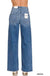 High Waist Straight Leg Medium Wash Jeans - LECCE
