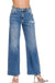 High Waist Straight Leg Medium Wash Jeans - LECCE