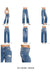 High Waist Straight Leg Medium Wash Jeans - LECCE