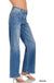 High Waist Straight Leg Medium Wash Jeans - LECCE