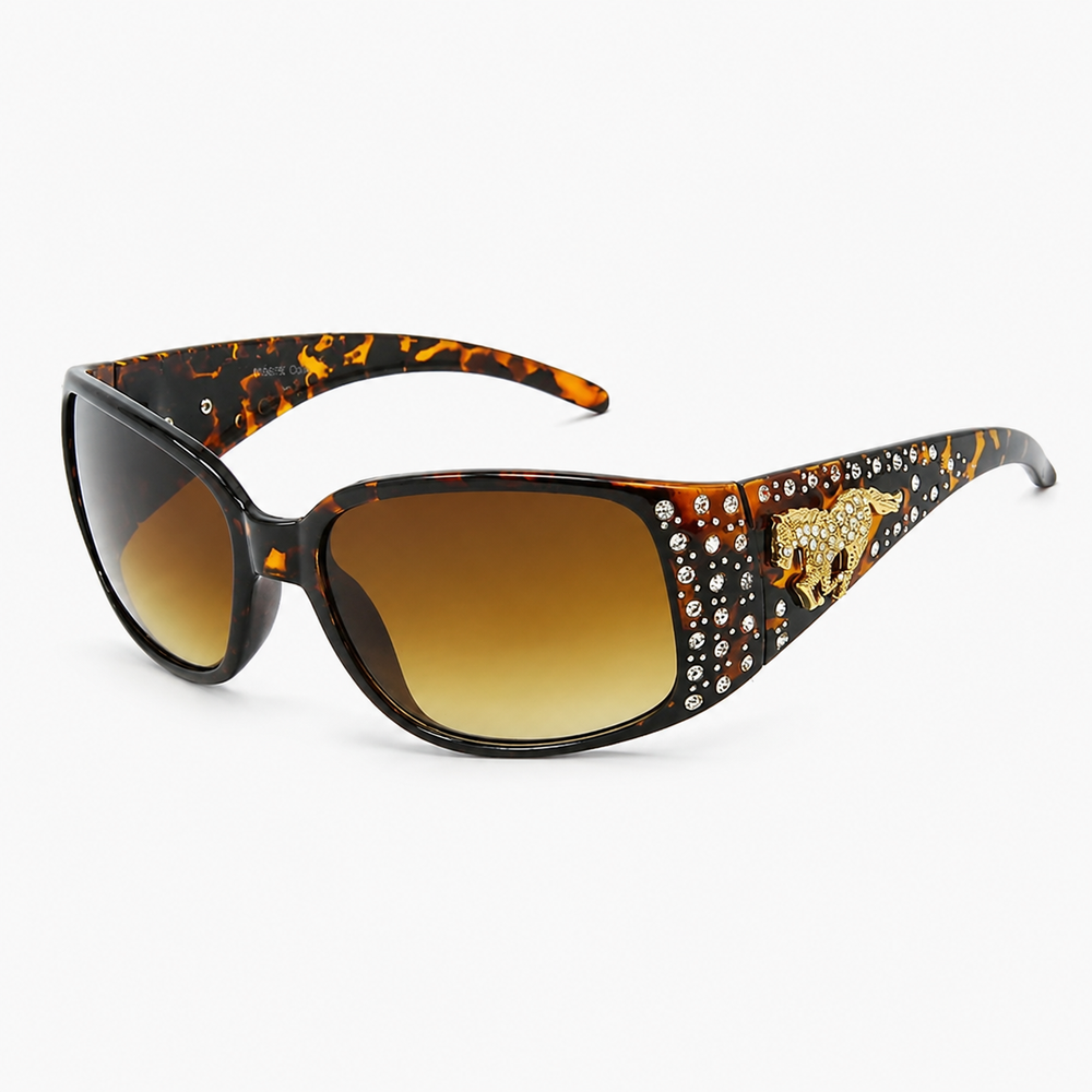 Sunglasses on soft white background