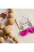 Hot Pink Dangle Puffs Earrings - LECCE
