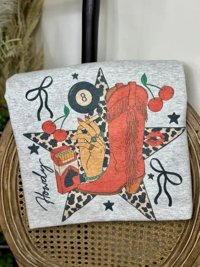 Howdy Boot and Leopard Star - LECCE