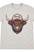 Howdy Bull t-Shirt on white background