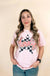 Howdy Checkered Star Tee - LECCE