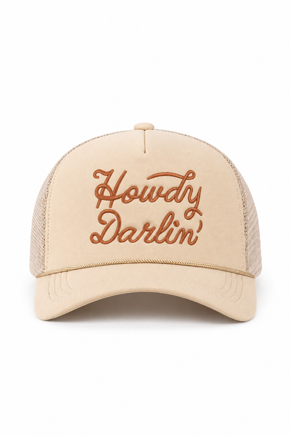 Howdy Darlin Mesh Trucker Cap