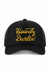 Howdy Darlin Mesh Trucker Cap — Black